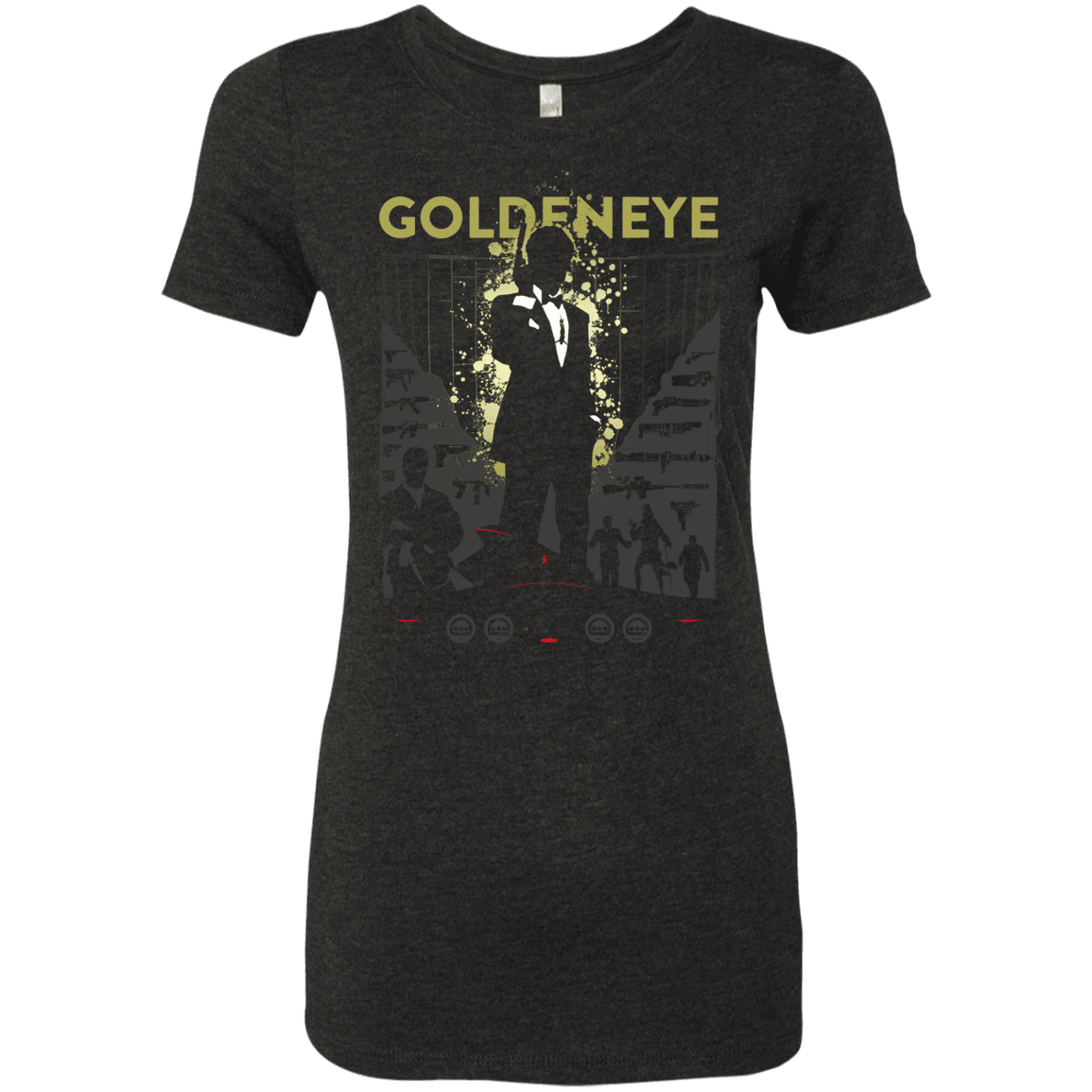 T-Shirts Vintage Black / S Goldeneye Women's Triblend T-Shirt