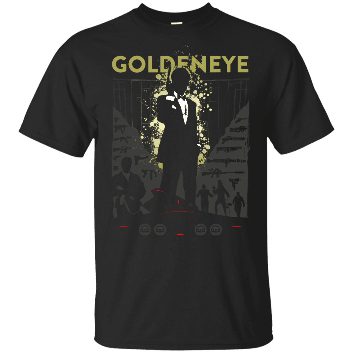 T-Shirts Black / YXS Goldeneye Youth T-Shirt