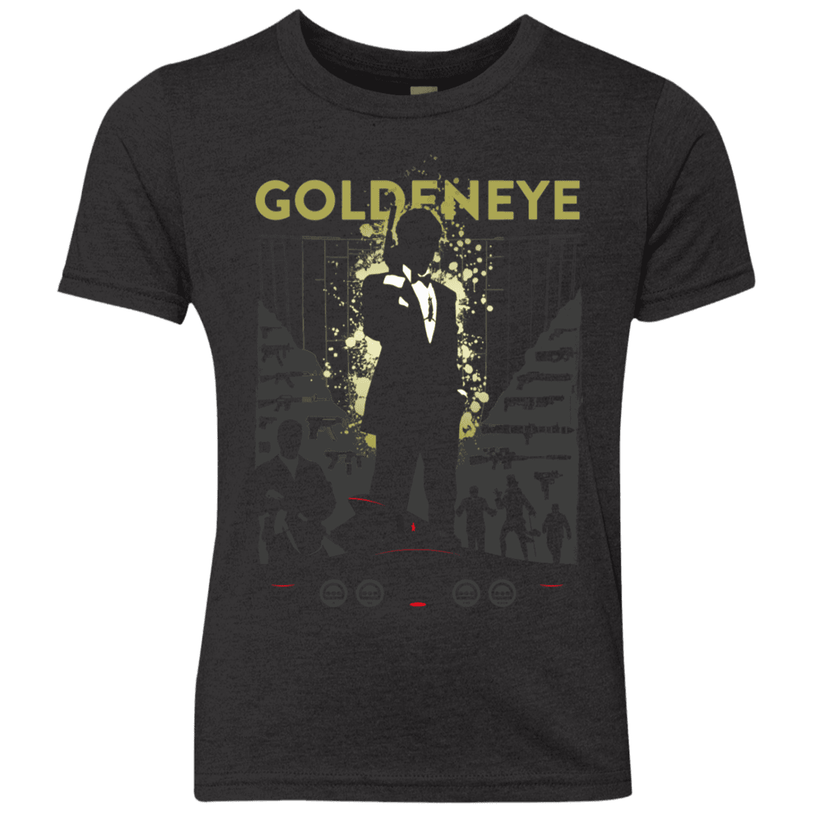 T-Shirts Vintage Black / YXS Goldeneye Youth Triblend T-Shirt