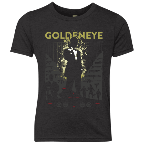 T-Shirts Vintage Black / YXS Goldeneye Youth Triblend T-Shirt