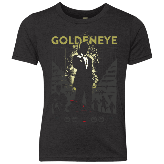 T-Shirts Vintage Black / YXS Goldeneye Youth Triblend T-Shirt