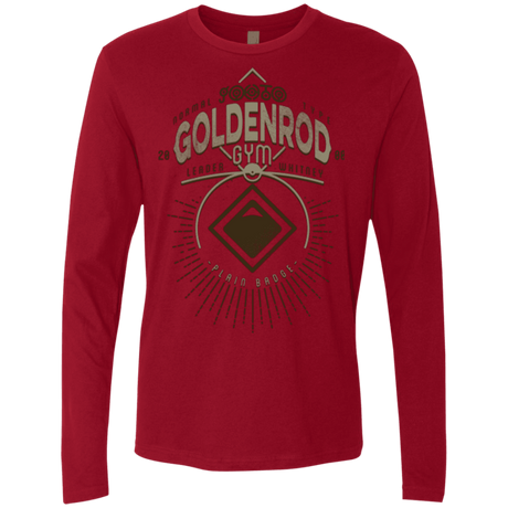 T-Shirts Cardinal / Small Goldenrod Gym Men's Premium Long Sleeve