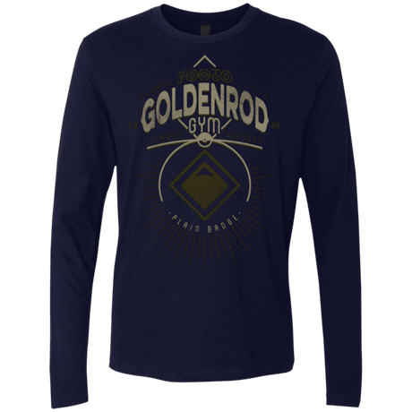 T-Shirts Midnight Navy / Small Goldenrod Gym Men's Premium Long Sleeve