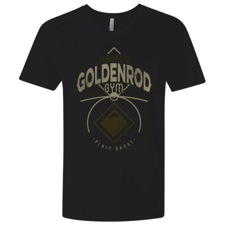 T-Shirts Black / X-Small Goldenrod Gym Men's Premium V-Neck