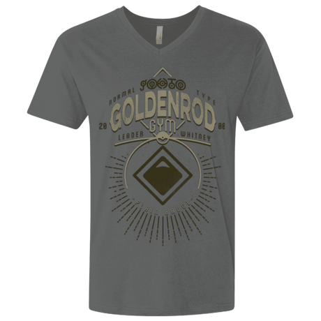T-Shirts Heavy Metal / X-Small Goldenrod Gym Men's Premium V-Neck