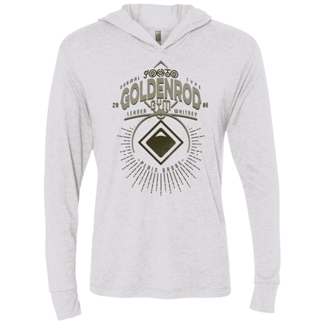 T-Shirts Heather White / X-Small Goldenrod Gym Triblend Long Sleeve Hoodie Tee