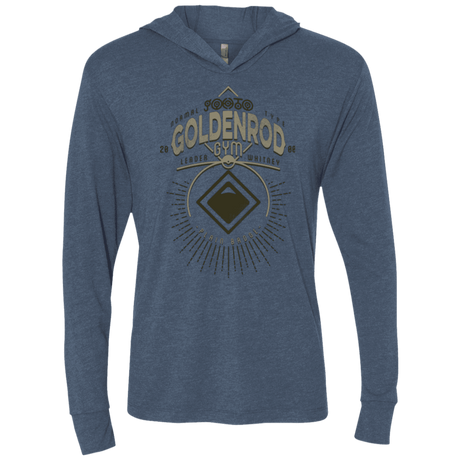 T-Shirts Indigo / X-Small Goldenrod Gym Triblend Long Sleeve Hoodie Tee
