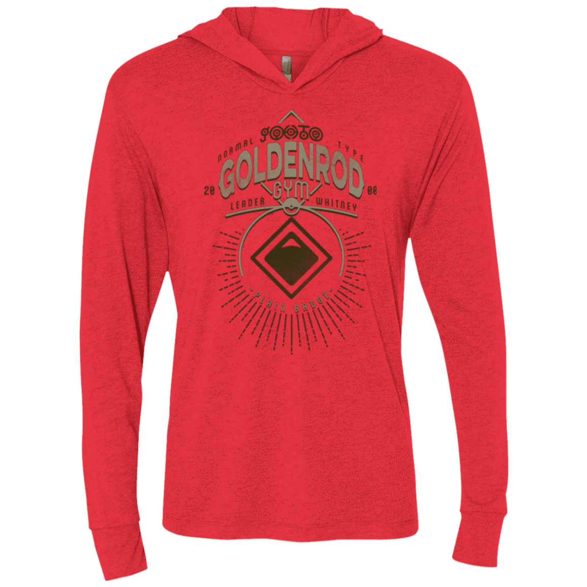 T-Shirts Vintage Red / X-Small Goldenrod Gym Triblend Long Sleeve Hoodie Tee