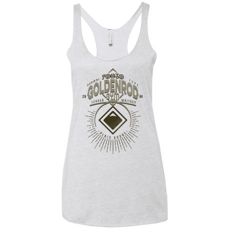 T-Shirts Heather White / X-Small Goldenrod Gym Women's Triblend Racerback Tank