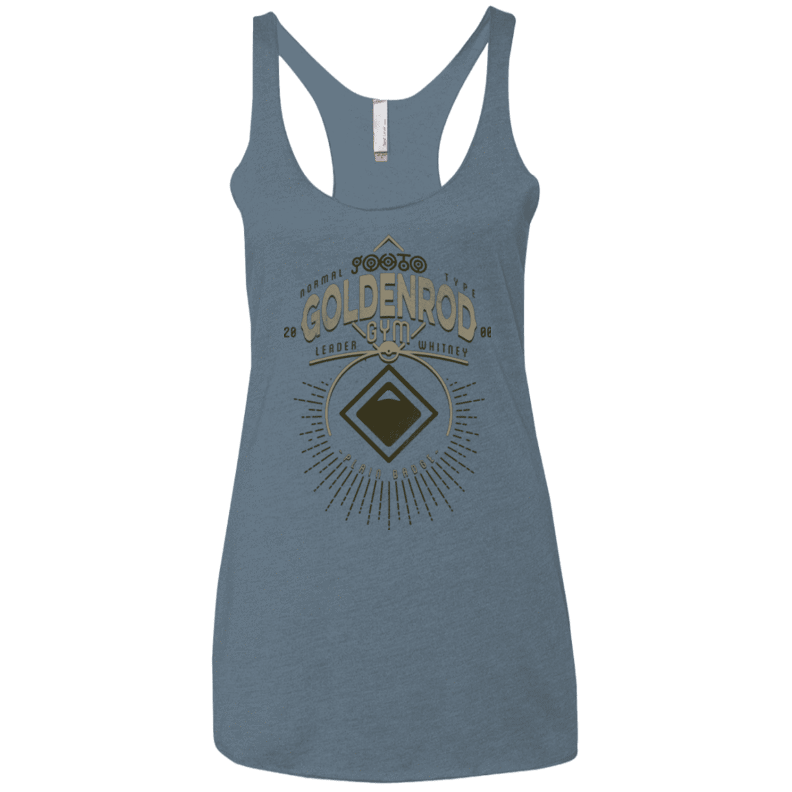 T-Shirts Indigo / X-Small Goldenrod Gym Women's Triblend Racerback Tank