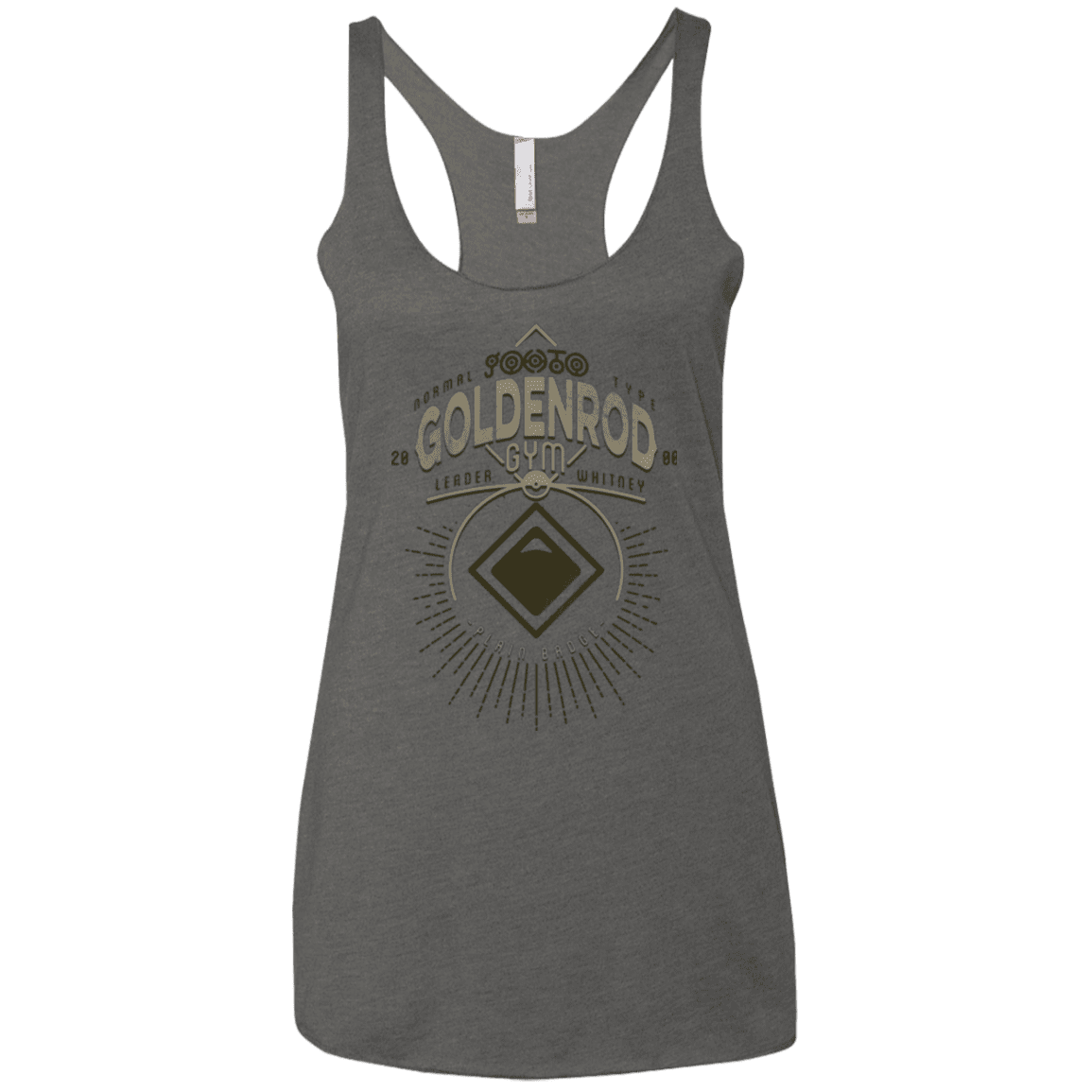 T-Shirts Premium Heather / X-Small Goldenrod Gym Women's Triblend Racerback Tank