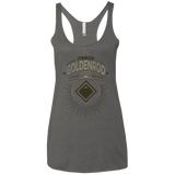 T-Shirts Premium Heather / X-Small Goldenrod Gym Women's Triblend Racerback Tank