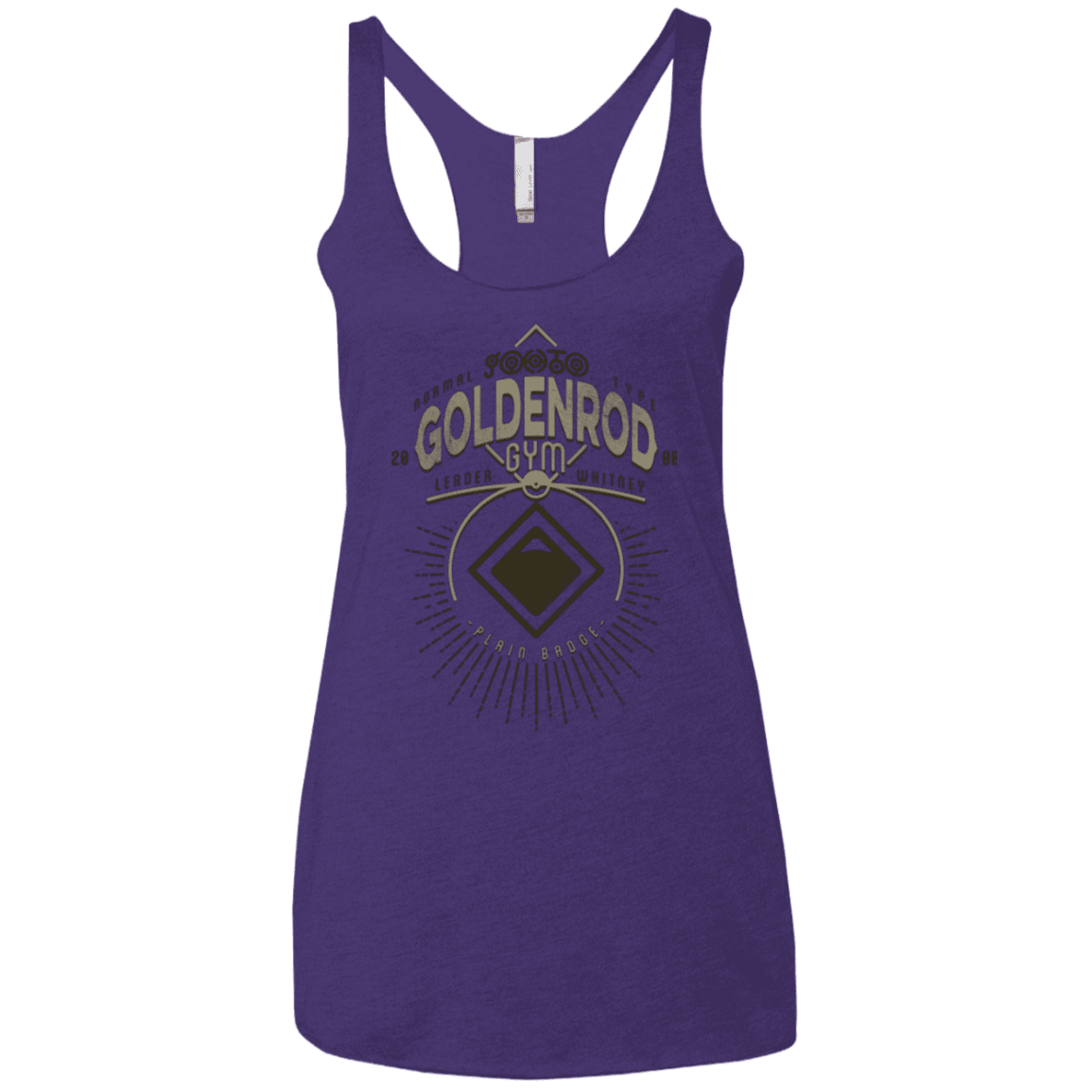 T-Shirts Purple / X-Small Goldenrod Gym Women's Triblend Racerback Tank
