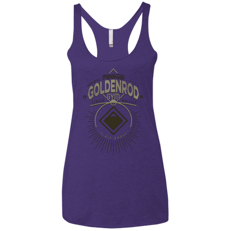 T-Shirts Purple / X-Small Goldenrod Gym Women's Triblend Racerback Tank