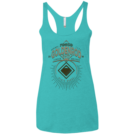 T-Shirts Tahiti Blue / X-Small Goldenrod Gym Women's Triblend Racerback Tank