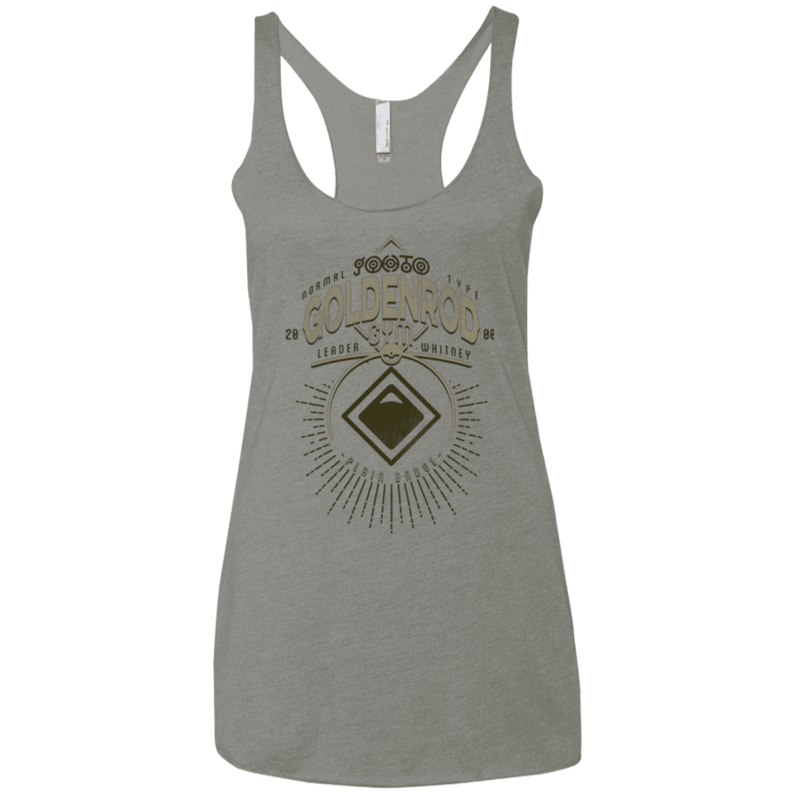 T-Shirts Venetian Grey / X-Small Goldenrod Gym Women's Triblend Racerback Tank