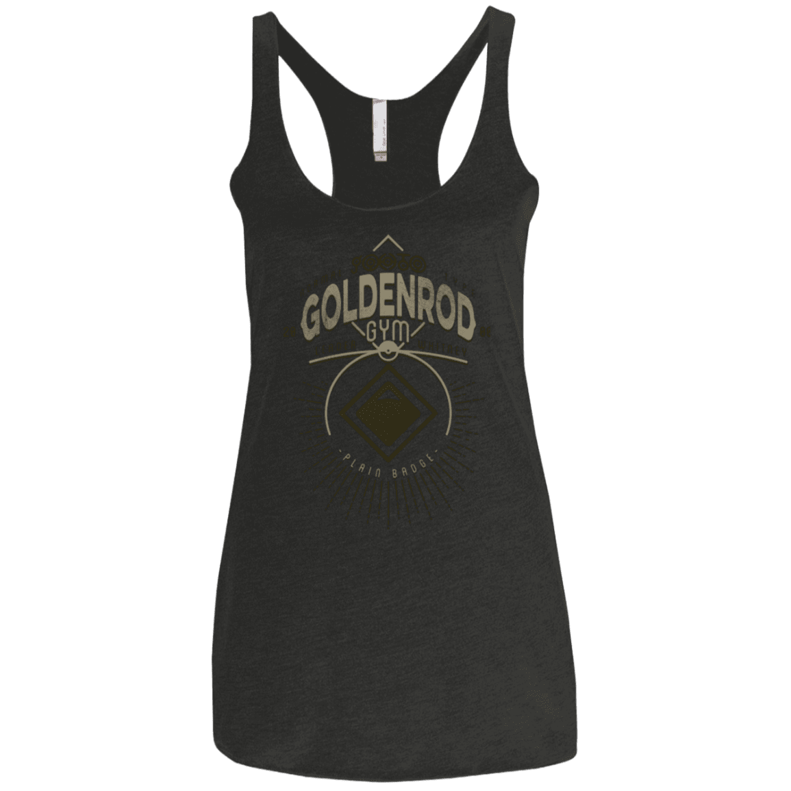 T-Shirts Vintage Black / X-Small Goldenrod Gym Women's Triblend Racerback Tank