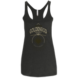 T-Shirts Vintage Black / X-Small Goldenrod Gym Women's Triblend Racerback Tank