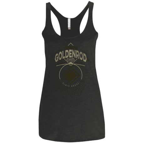 T-Shirts Vintage Black / X-Small Goldenrod Gym Women's Triblend Racerback Tank