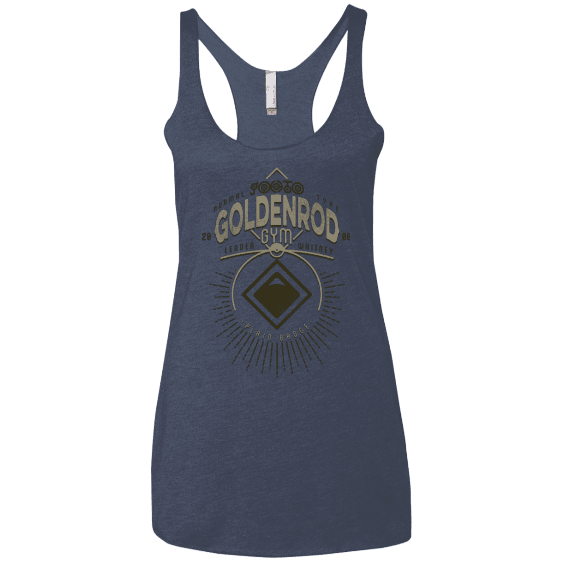 T-Shirts Vintage Navy / X-Small Goldenrod Gym Women's Triblend Racerback Tank
