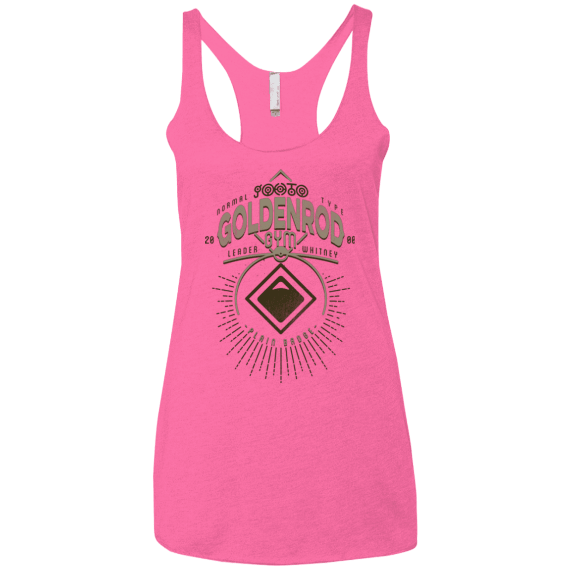 T-Shirts Vintage Pink / X-Small Goldenrod Gym Women's Triblend Racerback Tank