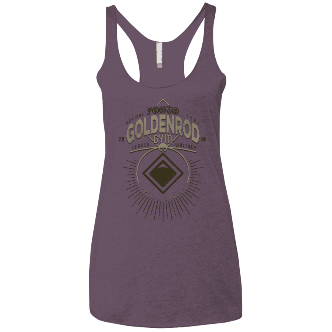 T-Shirts Vintage Purple / X-Small Goldenrod Gym Women's Triblend Racerback Tank