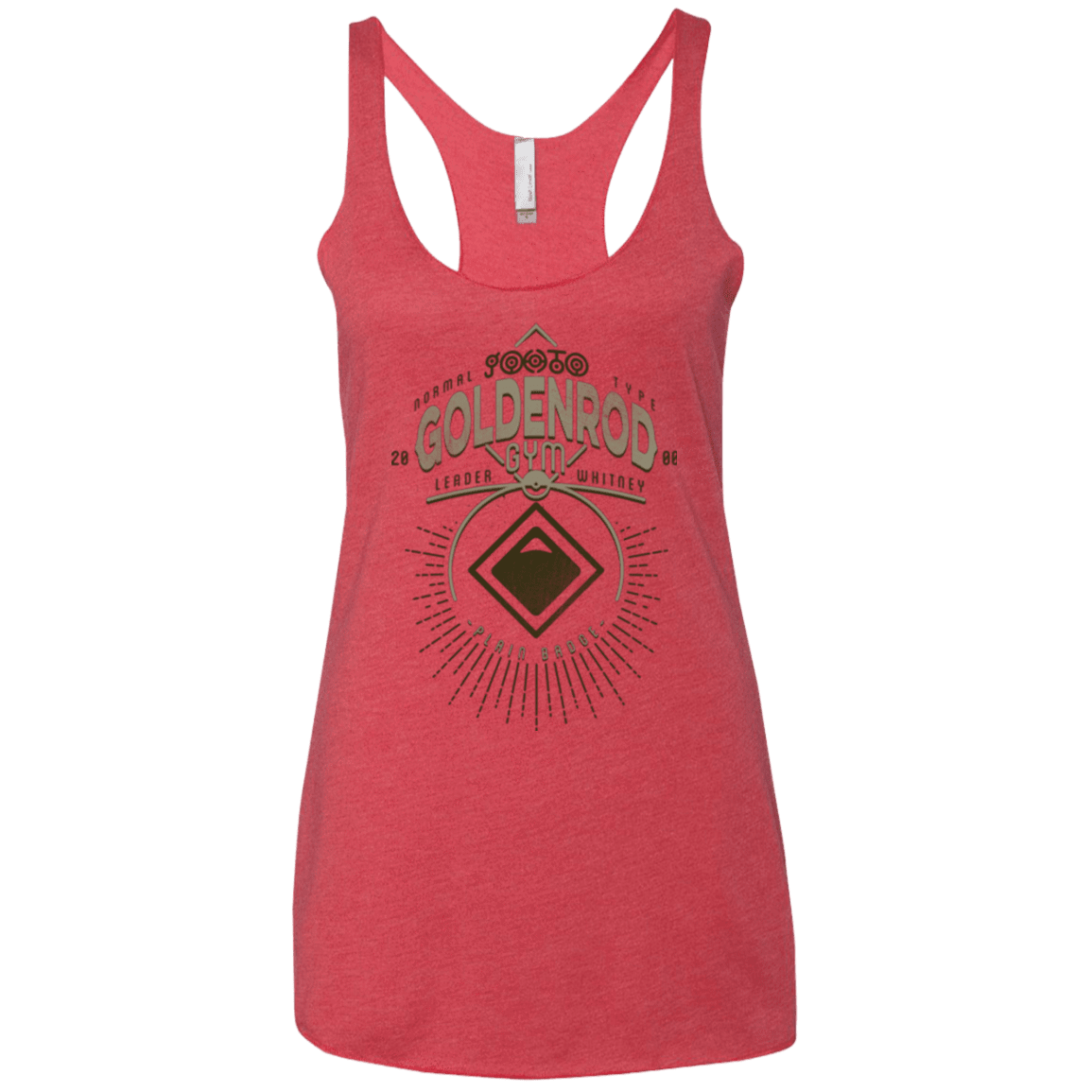 T-Shirts Vintage Red / X-Small Goldenrod Gym Women's Triblend Racerback Tank