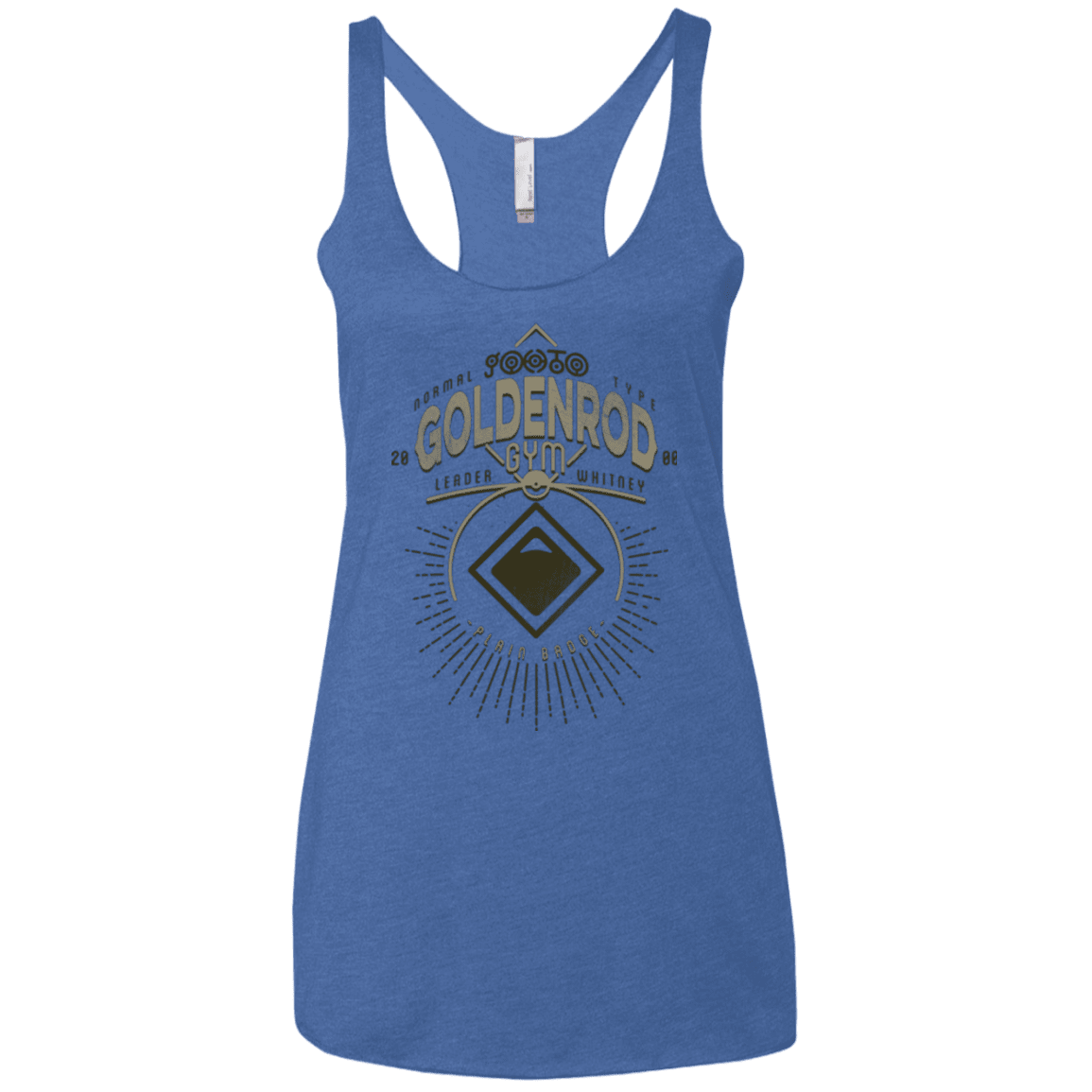 T-Shirts Vintage Royal / X-Small Goldenrod Gym Women's Triblend Racerback Tank