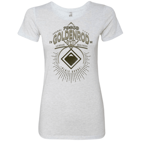 T-Shirts Heather White / Small Goldenrod Gym Women's Triblend T-Shirt