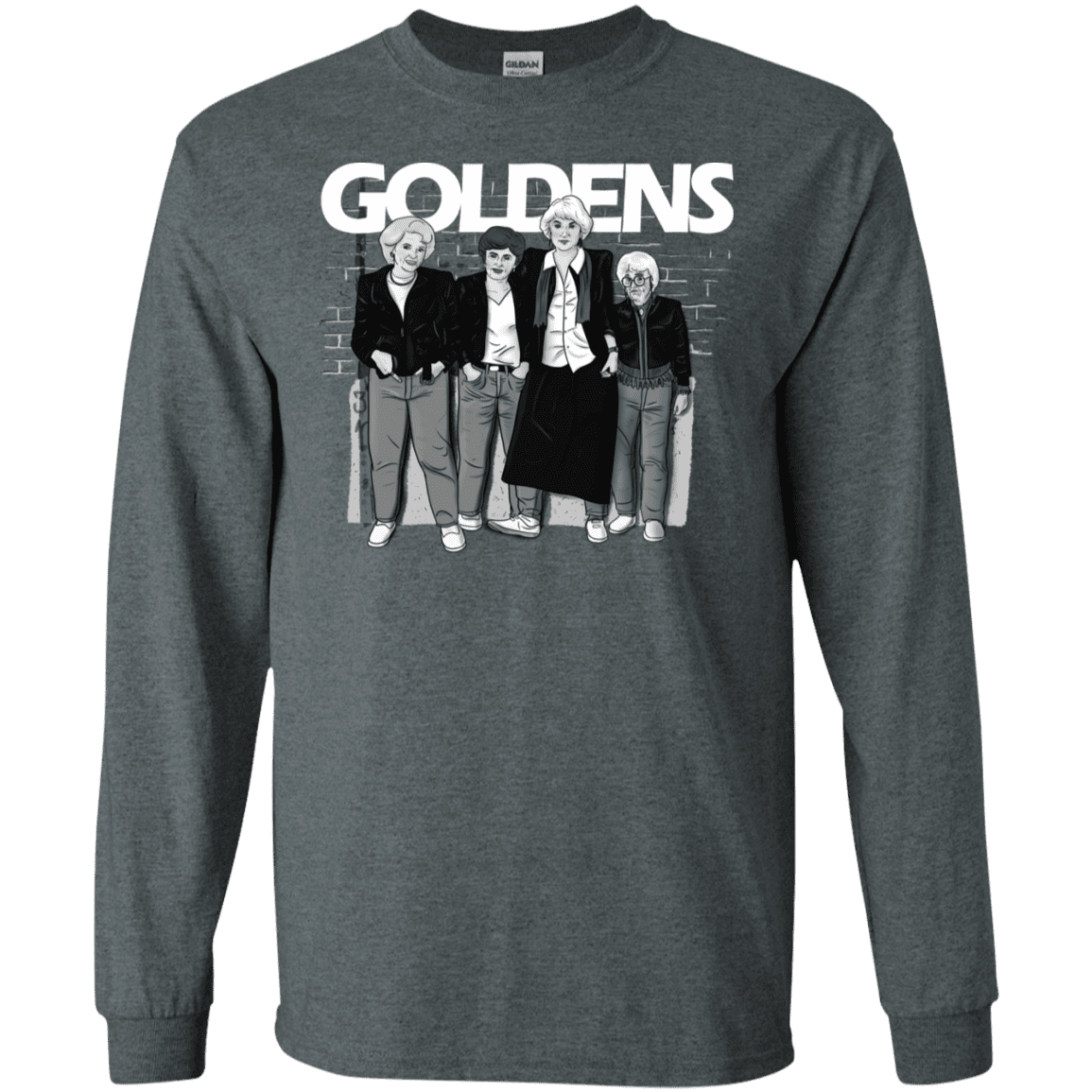 T-Shirts Dark Heather / S Goldens Men's Long Sleeve T-Shirt