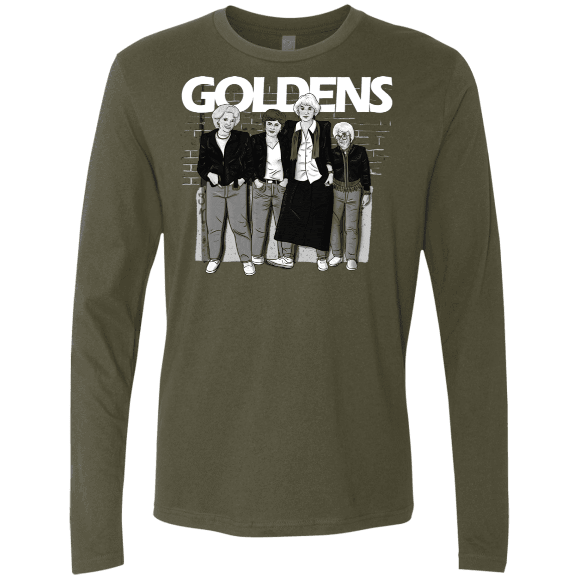 T-Shirts Military Green / S Goldens Men's Premium Long Sleeve