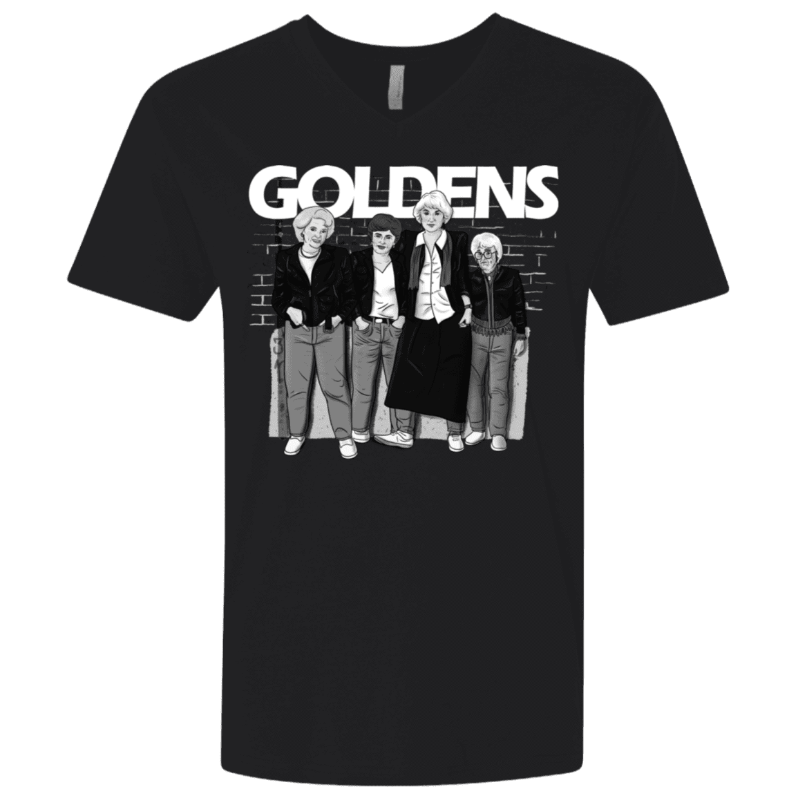 T-Shirts Black / X-Small Goldens Men's Premium V-Neck