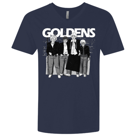 T-Shirts Midnight Navy / X-Small Goldens Men's Premium V-Neck