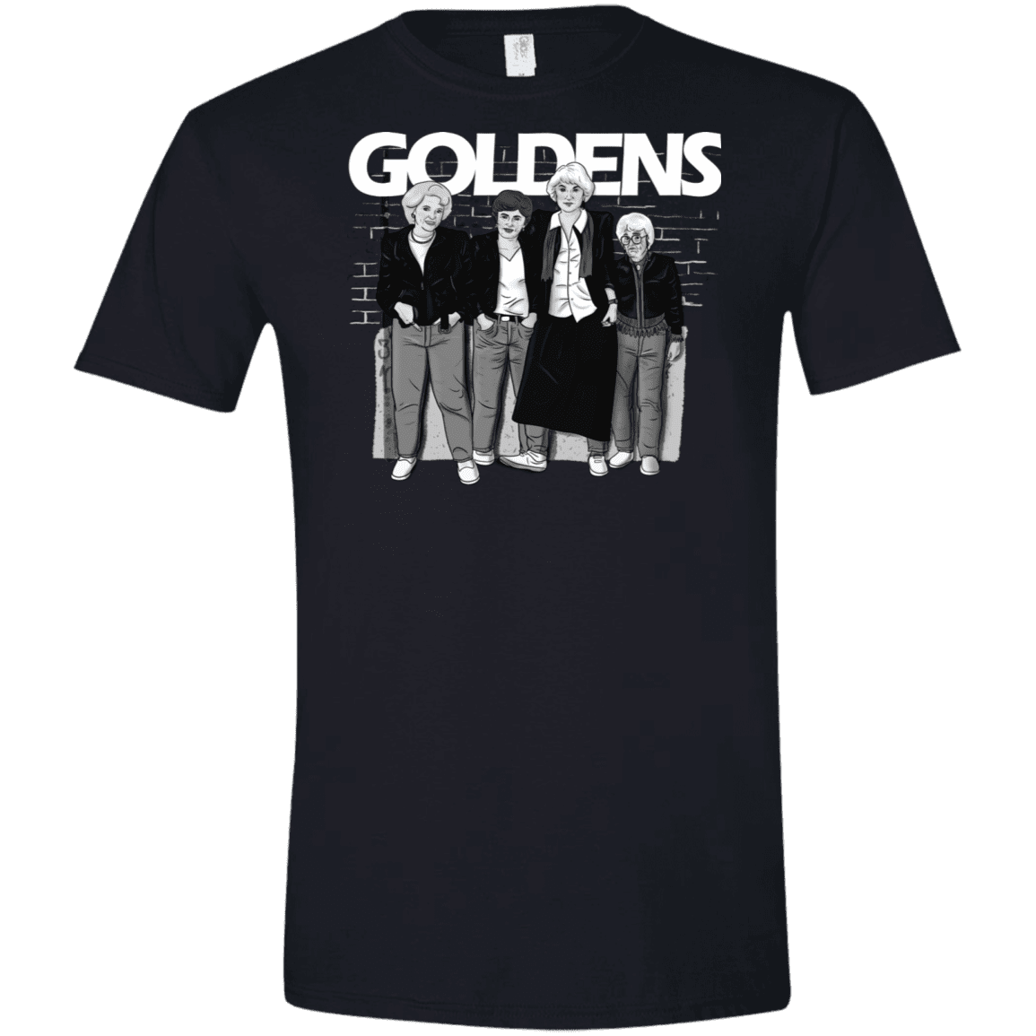 T-Shirts Black / X-Small Goldens Men's Semi-Fitted Softstyle