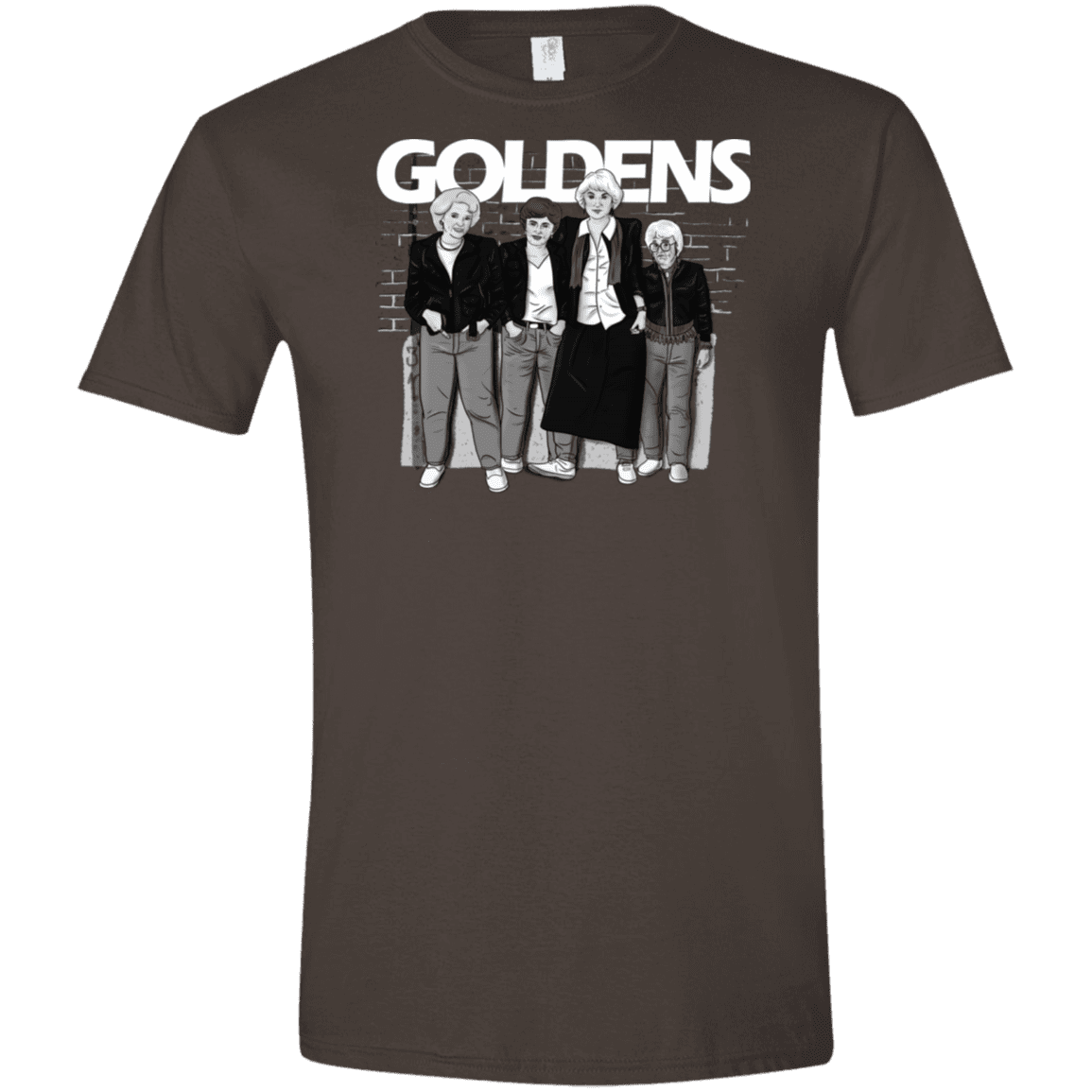 T-Shirts Dark Chocolate / S Goldens Men's Semi-Fitted Softstyle