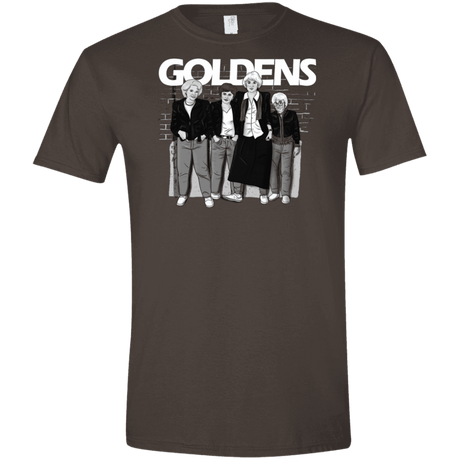 T-Shirts Dark Chocolate / S Goldens Men's Semi-Fitted Softstyle