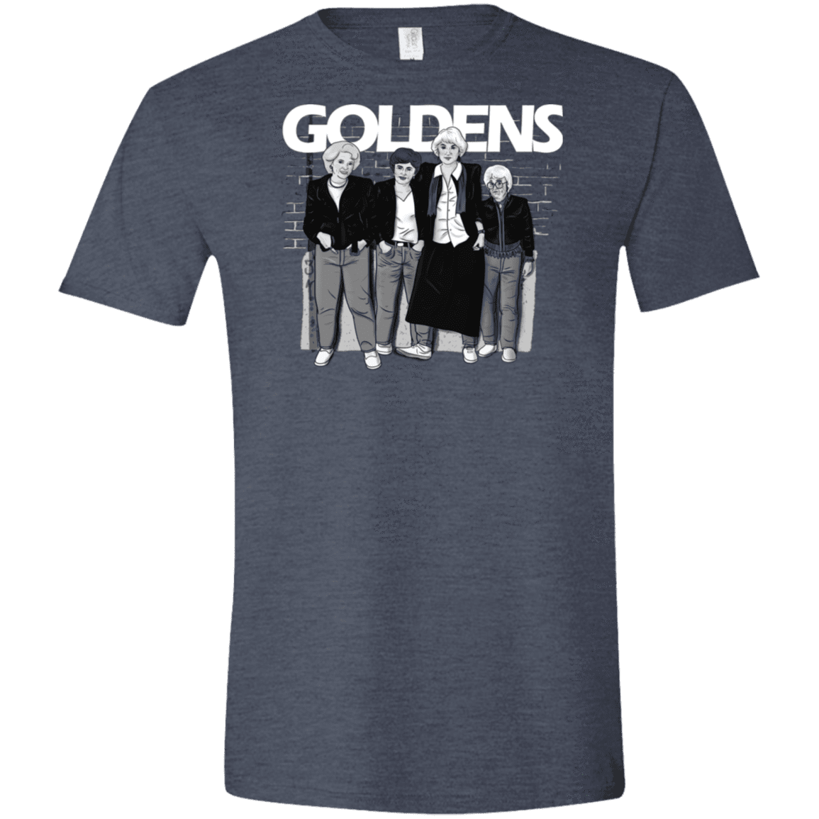 T-Shirts Heather Navy / S Goldens Men's Semi-Fitted Softstyle