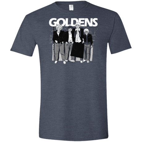T-Shirts Heather Navy / S Goldens Men's Semi-Fitted Softstyle