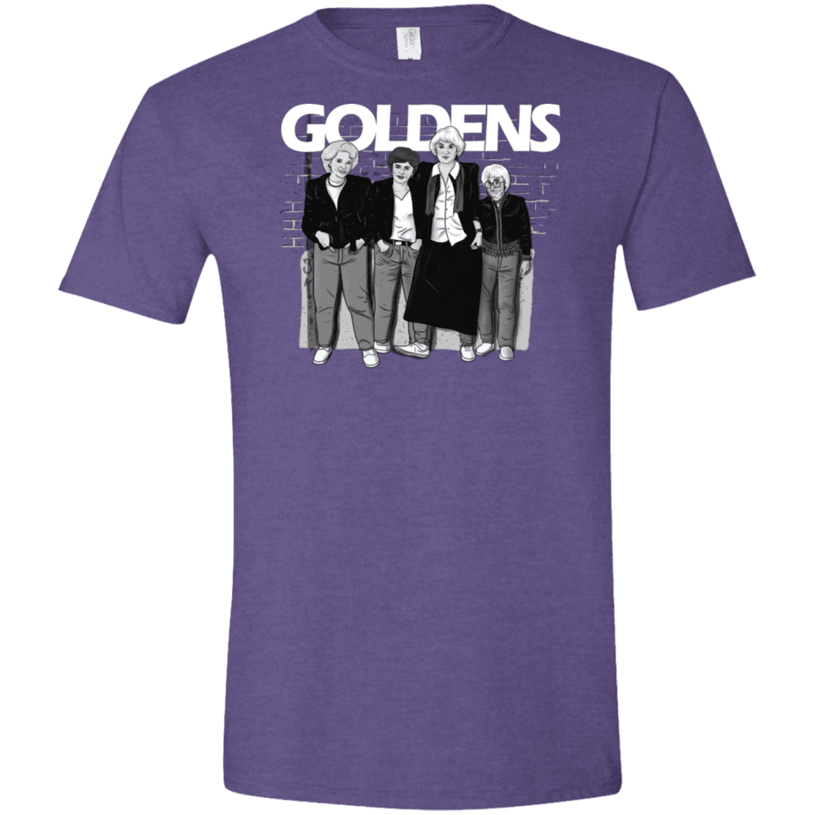 T-Shirts Heather Purple / S Goldens Men's Semi-Fitted Softstyle