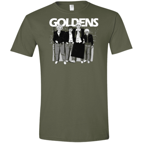 T-Shirts Military Green / S Goldens Men's Semi-Fitted Softstyle