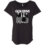 T-Shirts Vintage Black / X-Small Goldens Triblend Dolman Sleeve