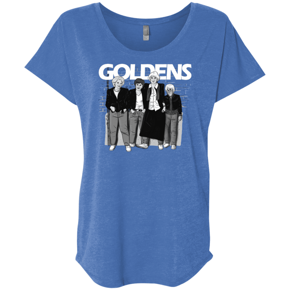 T-Shirts Vintage Royal / X-Small Goldens Triblend Dolman Sleeve