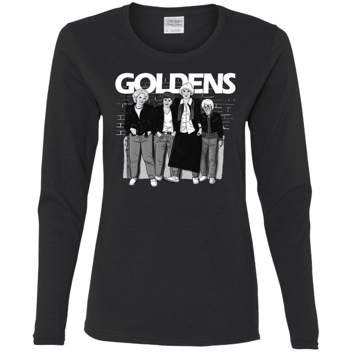 T-Shirts Black / S Goldens Women's Long Sleeve T-Shirt