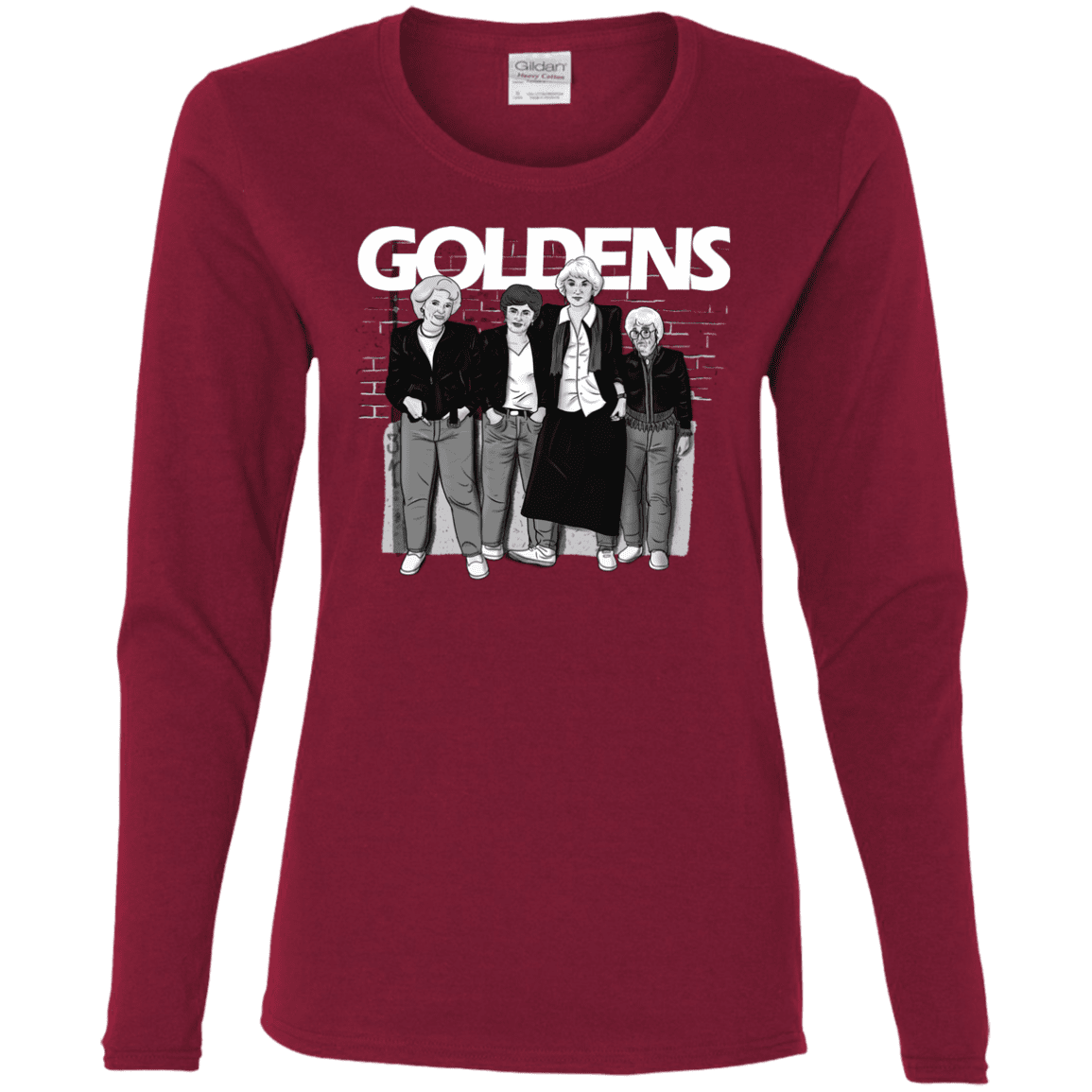 T-Shirts Cardinal / S Goldens Women's Long Sleeve T-Shirt