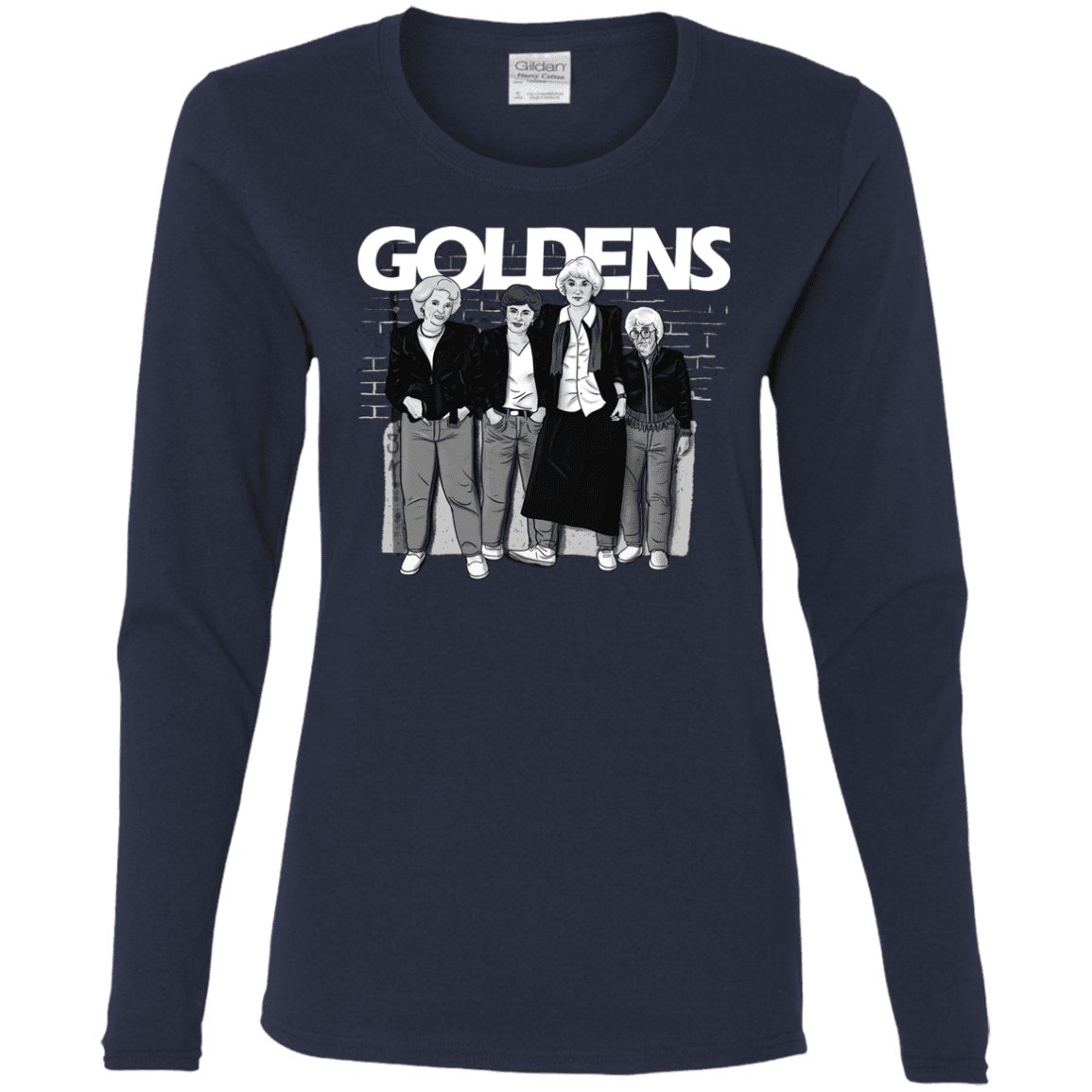 T-Shirts Navy / S Goldens Women's Long Sleeve T-Shirt