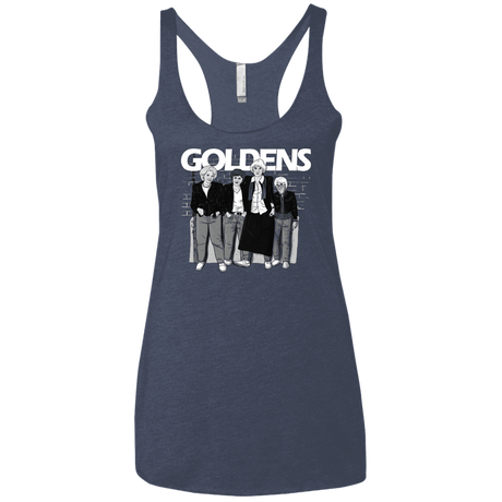 T-Shirts Vintage Navy / X-Small Goldens Women's Triblend Racerback Tank