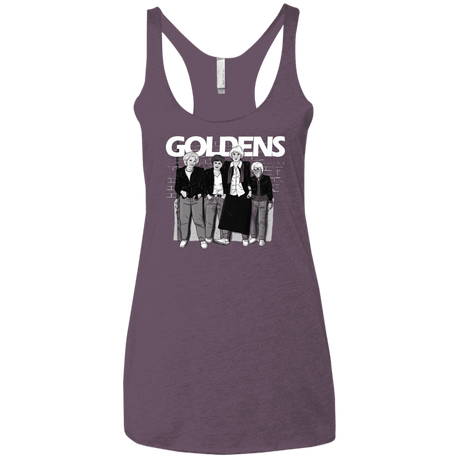 T-Shirts Vintage Purple / X-Small Goldens Women's Triblend Racerback Tank