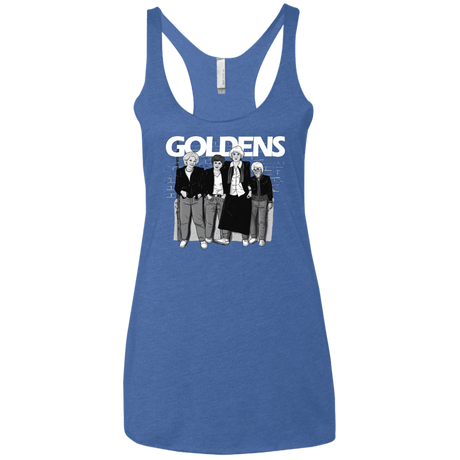 T-Shirts Vintage Royal / X-Small Goldens Women's Triblend Racerback Tank