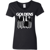 T-Shirts Black / S Goldens Women's V-Neck T-Shirt