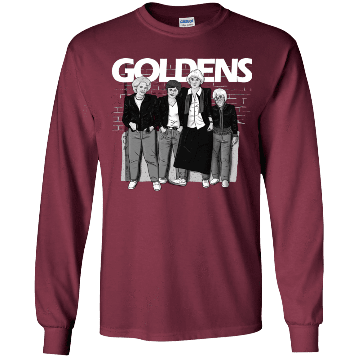 T-Shirts Maroon / YS Goldens Youth Long Sleeve T-Shirt